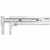 L.S. STARRETT 424 3-1/2" CIRF GAGE/PKTSLIDE CALIPER STNLS STL