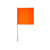 CORTINA ORANGE VINYL FLAG 18" W/36" DOWEL
