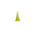CORTINA CONE 28"YLW PVC W/6"UPPER & 4"LOWER COLLARS