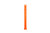 CORTINA 45" EZ GRAB FLARED ORANGE POST - NO COLLARS