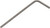 BONDHUS 1/16" HEX L-WRENCH - SHORT PK/10