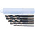 CLE-LINE 6 PC SET B&G MECH LENGTHDRILLS 1/16"-3/8"