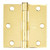 STANLEY Template Hinge,Removable,Bright Brass F179 3X3 DOOR HINGE 3 STL