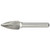 Alfa Tools B71263L SG-3L Carbide Burr Tree Pointed End 6" Oal Single Cut