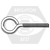 3/8"-16 x 2" Eye Bolt Zinc Cr+3 (Commercial), Qty 1