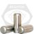 5/16" x 2 1/2" Dowel Pins, Alloy, Oversize, Qty 100