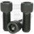 1"-8 x 2" Socket Head Cap Screws, Coarse, Alloy, 1936 Series Thermal Black Oxide, Fully Threaded, Qty 10