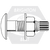 1"-8 x 4 1/2" A490 Round Head T.C.Bolt Plain W/ A563 Dh Hvy Hex Nut & Rnd F436, Made in USA, Qty 95
