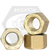 1/4"-28 L-9 Hex Nuts, Fine, Alloy, Cad. Yellow & Wax (U.S.A.), Qty 100