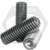 M8-1.25 x 70 mm Socket Set Screw Cup Point 45H, Coarse, ISO4029/DIN916 Black Oxide, Qty 100