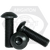 M8-1.25 x 90 mm Button Socket Cap Screw, Coarse, 12.9 ISO 7380 Thermal Black Oxide, Fully Threaded, Qty 100