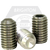 M2.5-0.45 x 12 mm Socket Set Screws Cup Point, Coarse, 18-8 Stainless Steel A2, Qty 100
