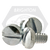 #10-24 x 1 1/4" Machine Screw Binder Undercut Slotted, Coarse, Zinc Cr+3, Fully Threaded, Qty 4000