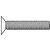 M3-0.50 x 35 mm, Phillips Drive Machine Screw Flat Head Philips DIN 965A Zinc Cr+3, Qty 1000