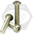 M6-1.00 x 14 mm Button Socket Caps, Coarse, 18-8 Stainless Steel A2, Fully Threaded, Qty 100
