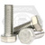 M22-2.50 x 200 mm Hex Cap Screws, Coarse, Stainless A2, Partially Threaded, Qty 5