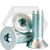 7/16"-14 x 1 1/2" UNC Flat Head Socket Cap Screws, Coarse, Alloy, Zinc-Bake Cr+3, Fully Threaded, Qty 100