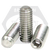 M2.5-0.45 x 3 mm Socket Set Screws Flat Point, Coarse, 18-8 Stainless Steel A2, Qty 100
