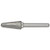 Alfa Tools B71281L SL-1L Carbide Burr Taper Cone Radius 6" Oal Single Cut