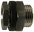 Midland Metal 28304SS Adapter, 1/2 in FIP x 1/2 in, Stainless Steel