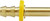 Midland Metal 30292 Straight Rigid Tube Adapter, 1/4 in Push-On Hose Barbed x 5/16 in Tube, Brass