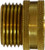 Midland Metal 30000 Straight Swivel Adapter, 3/4 in MGH x 3/4 in FGH, Brass