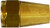 Midland Metal 10002 Hex Long Rod Nut, 3/16 in SAE 45 deg Flare, Brass