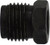 Midland Metal 12275 Tube Nut, 3/8 in Inverted Flared, Steel, Zinc-Plated