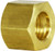 Midland Metal 18039 Hex Nut, 1/2 in Compression, Brass