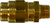 Midland Metal 38333 Adapter, 3/8 in Hose x 1/4 in Male Pipe, Brass