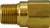 Midland Metal 46575 M x F 500 PSI Check Valve with Buna-N Seals, Check and Marine Valves, 1/8 Mxf 500 Psi Check Valve, Brass Fittings