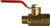 Midland Metal 944100 Mini Ball Valve, 1/8 x 1/4 in Nominal, MIP x FIP, 200 psi WOG Pressure