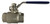 Midland Metal 949171 2-Piece Ball Valve, 1/4 in Nominal, FPT x FPT, 2000 psi Pressure