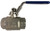 Midland Metal 949162 2-Piece Ball Valve, 3/8 in Nominal, FIP, 1000 psi WOG Pressure, -60 to 450 deg F