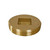 Midland Metal 970310 Countersunk Head Cleanout Plug, 3-1/2 in, Brass