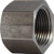 Midland Metal 67476 Hex Cap, 1-1/4 in FNPT, Steel, Black, 150 lb