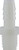 Midland Metal 33005W Adapter, 1/4 in Hose Barbed x 1/4 in MIP, Nylon
