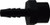 Midland Metal 33053B Adapter, 1/4 in Hose Barbed x 1/4 in FIP, Polyethylene