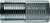 Midland Metal 973656 Mender, 2 in Hose Barbed x 2 in Hose Barbed, Steel