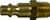 Midland Metal 28546B Industrial Interchange Plug, 1/4 in MIP, Brass