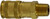 Midland Metal 28589 Universal Coupler, 3/8 in MNPTF, Brass