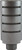 Midland Metal 28369 Slit Pattern High Flow Muffler, 3/8 in Nominal, MPT, Aluminum