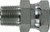 Midland Metal 14041612 Straight Swivel Adapter, 1 in MPT x 3/4 in FNPSM, Steel