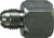 Midland Metal 24061612 Straight Reducer, 1 in 37 deg JIC Female Flared x 3/4 in 37 deg JIC Male Flared, Steel