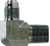 Midland Metal 2501812 90 deg Straight Elbow, 1/2 in 37 deg JIC Male Flared x 3/4 in MPT, Steel