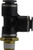 Midland Metal 715304C Fixed Run Tee, 5/32 in Push-In Tube x 1/4 in MNPT x 5/32 in Push-In Tube, Composite