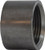 Midland Metal 65770H Half Merchant Coupling, 1/8 in FPT x 1/8 in Butt Weld, Steel, Black