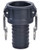 Buchanan Rubber CGC-125-PP Cam and Groove Coupler, 1-1/4 in Type C x 1-1/4 in Hose Shank, Polypropylene