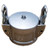 Buchanan Rubber CDCSL-400-SS1 Cam and Groove Self-Locking Dust Cap, 4 in Type DC, Stainless Steel