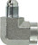Midland Metal 250268 90 deg Elbow, 3/8 in Male 37 deg JIC Flared x 1/2 in FNPT, Steel